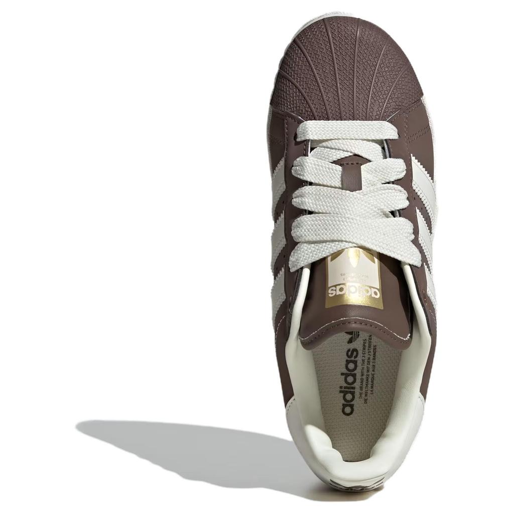 adidas Originals Superstar Xlg Comfortable Versatile Low-Top Sneakers Women Sneakers Brown IG2214