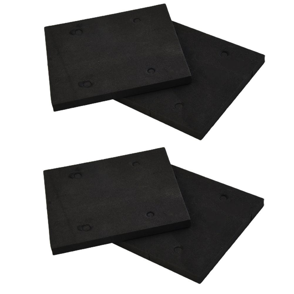 4 Hole Dust Collection Sander Backing Pad Fits Sandpaper Sheets
