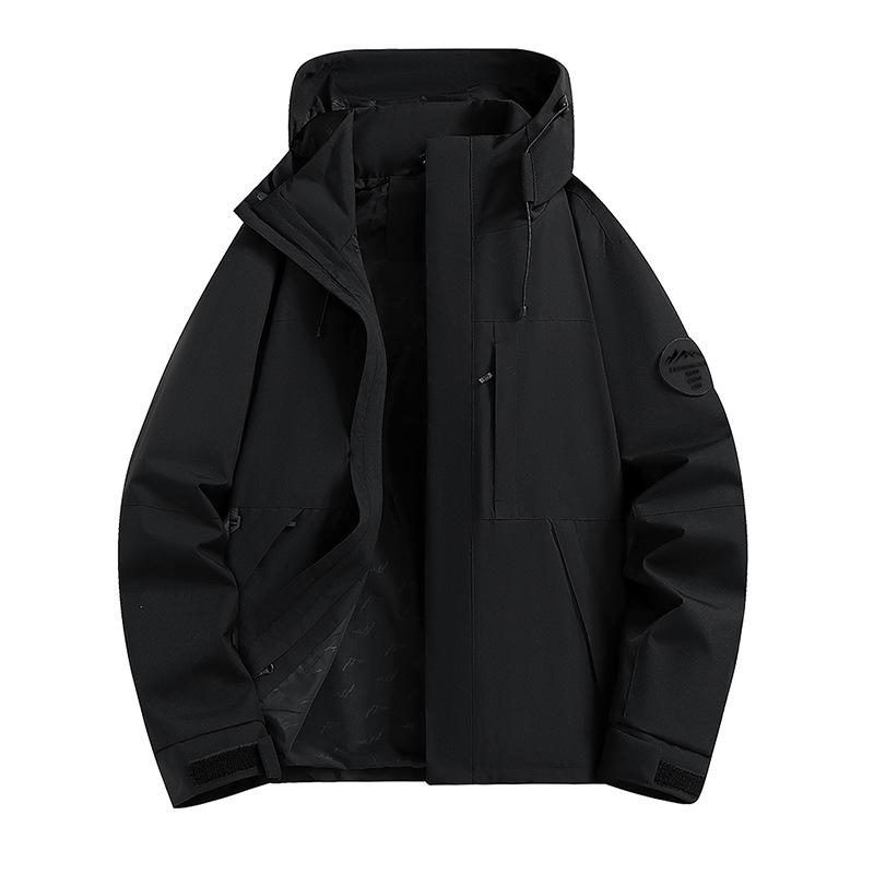 Outdoor Sports, Single Charge Travel, Mountain Climbing, Three Proof Leisure, Couple's Versatile, Solid Color Cardigan, Thin Jacket