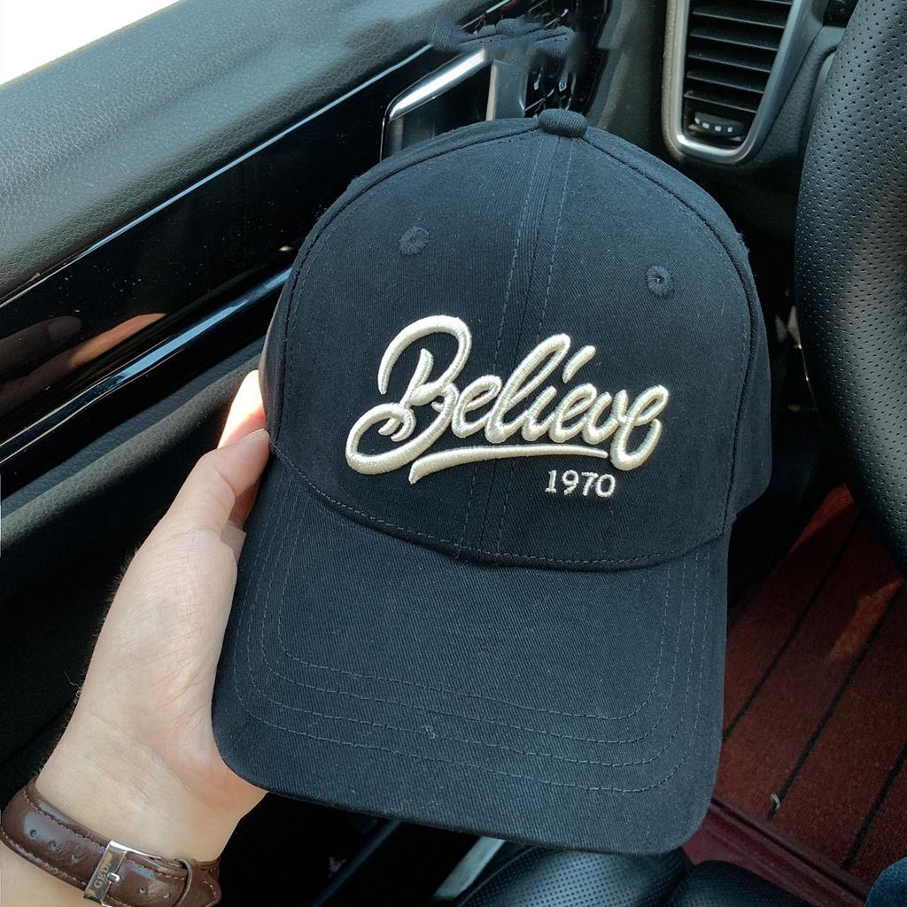 1Pc Embroidered Letter Classic American Baseball Caps For Women,Versatile Adjustable Bill Hip Hop Trucker Caps For Daily Wear