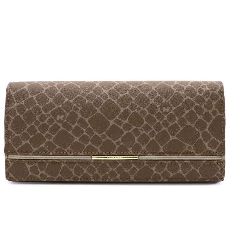 Nina Ricci Atre Nouveau Purse Graphite Wallet 85-8205 Women's