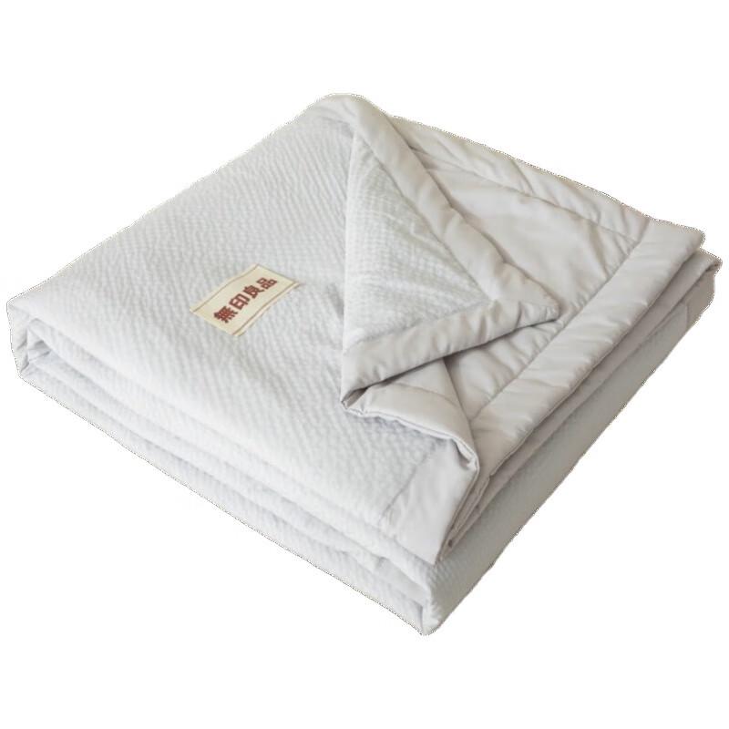 

Muji Washed Grid Skin-Friendly Soybean Fiber Quilt