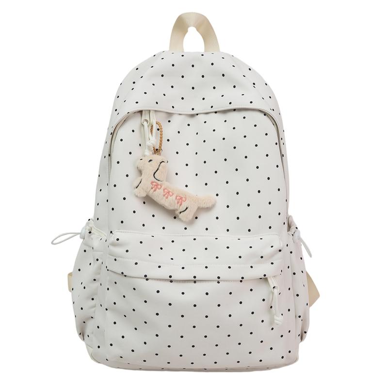 Point Print Student Schoolbag Women's Backpack
