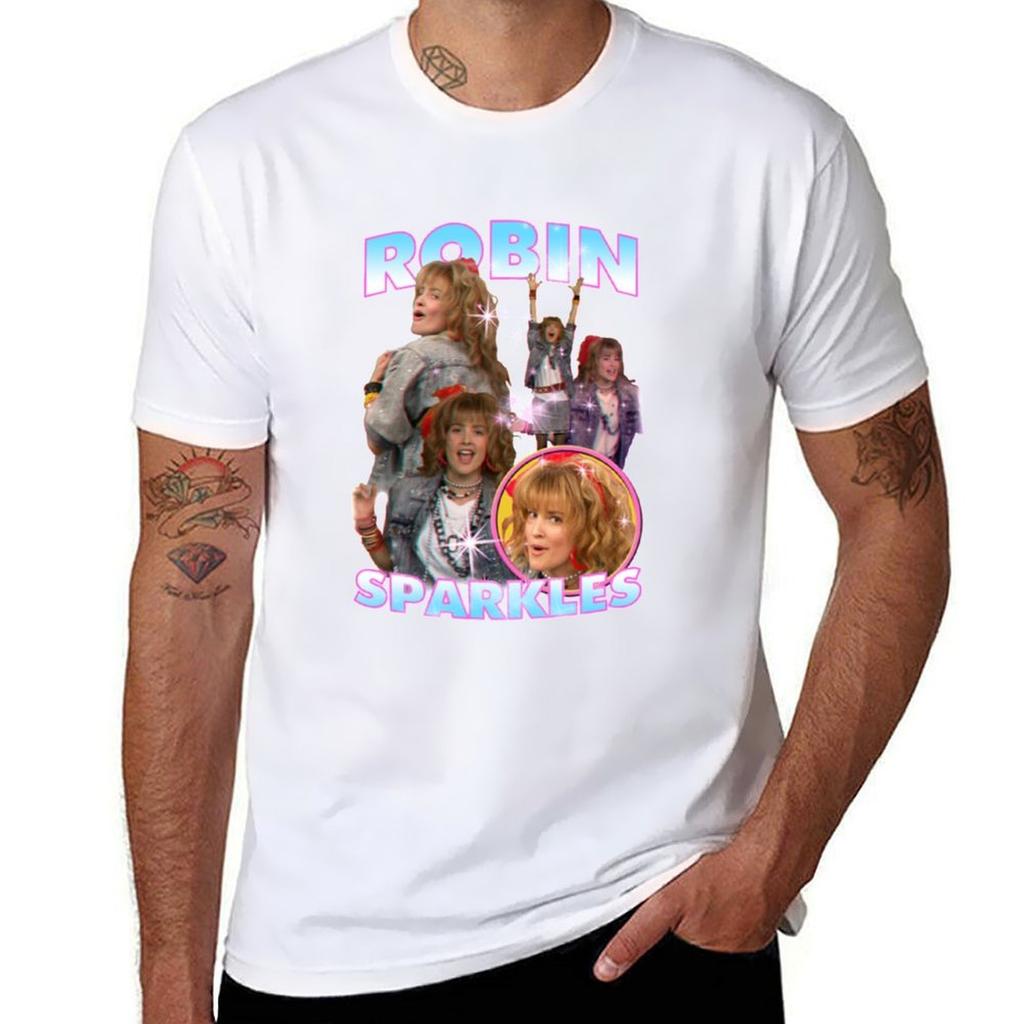 Robin Sparkles Bootleg Tshirt Stylish Graphic Short Sleeve Top