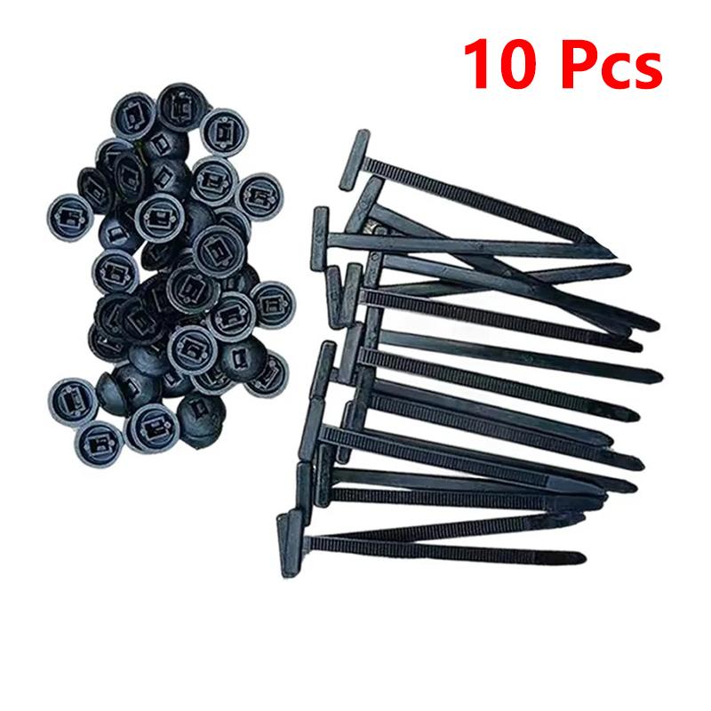 

10/20/50/100 шт. Нейлонова універсальна пряжка для кабельних стяжок Надміцна самоблокувальна нейлонова тримач для кабельних стяжок Багатоцільовий пластиковий інструмент для кабельних стяжок 10 Pcs