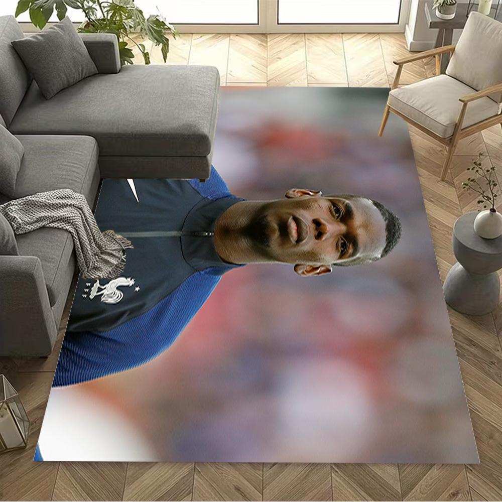 Pogba's Jersey Floor Rug Office Rug Suitable for Playrooms Balcony Dormitory Dining Room Antislip Carpet Decorate Offices