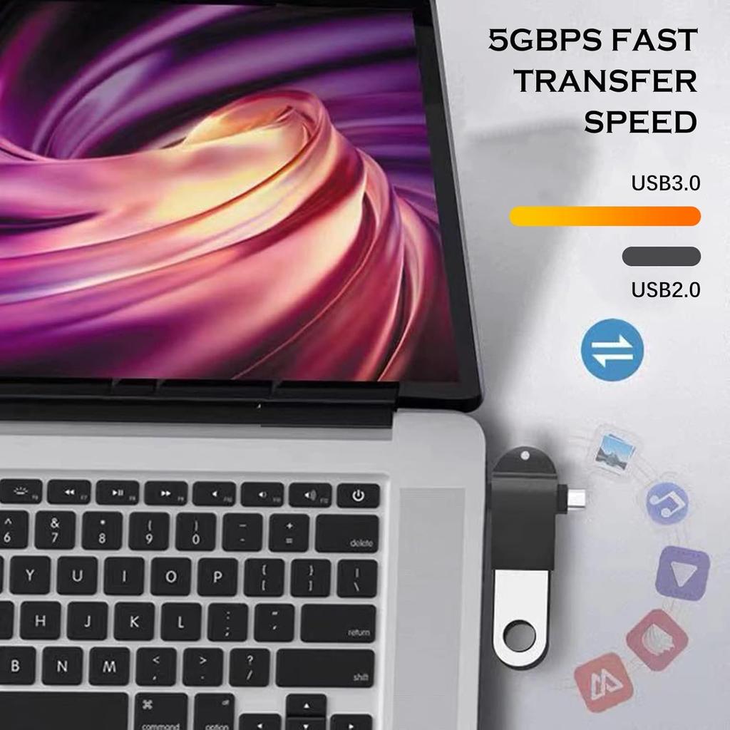 [ 3 Packs] USB C & Micro USB To USB 3.0 OTG Adapter, USB C To A Male To Female Adapter Compatible with MacBook 2018 2017 2016, Samsung Galaxy Note 8,