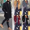 Men's Winter Warm Slim Trench Coat Cardigan For Stylish Formal Outfits