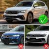 Car Front Bumper Splitter Lip For Volkswagen Tiguan MK2 R Line Facelift 2020 2021 2022 2023 Canard Spoiler Diffuser Body Kits