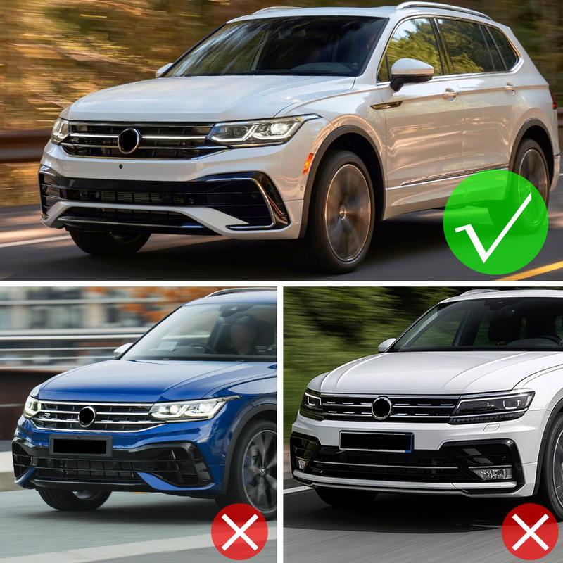 Car Front Bumper Splitter Lip For Volkswagen Tiguan MK2 R Line Facelift 2020 2021 2022 2023 Canard Spoiler Diffuser Body Kits