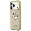 Guess Fixed Glitter Big 4G case for iPhone 17 Pro gold