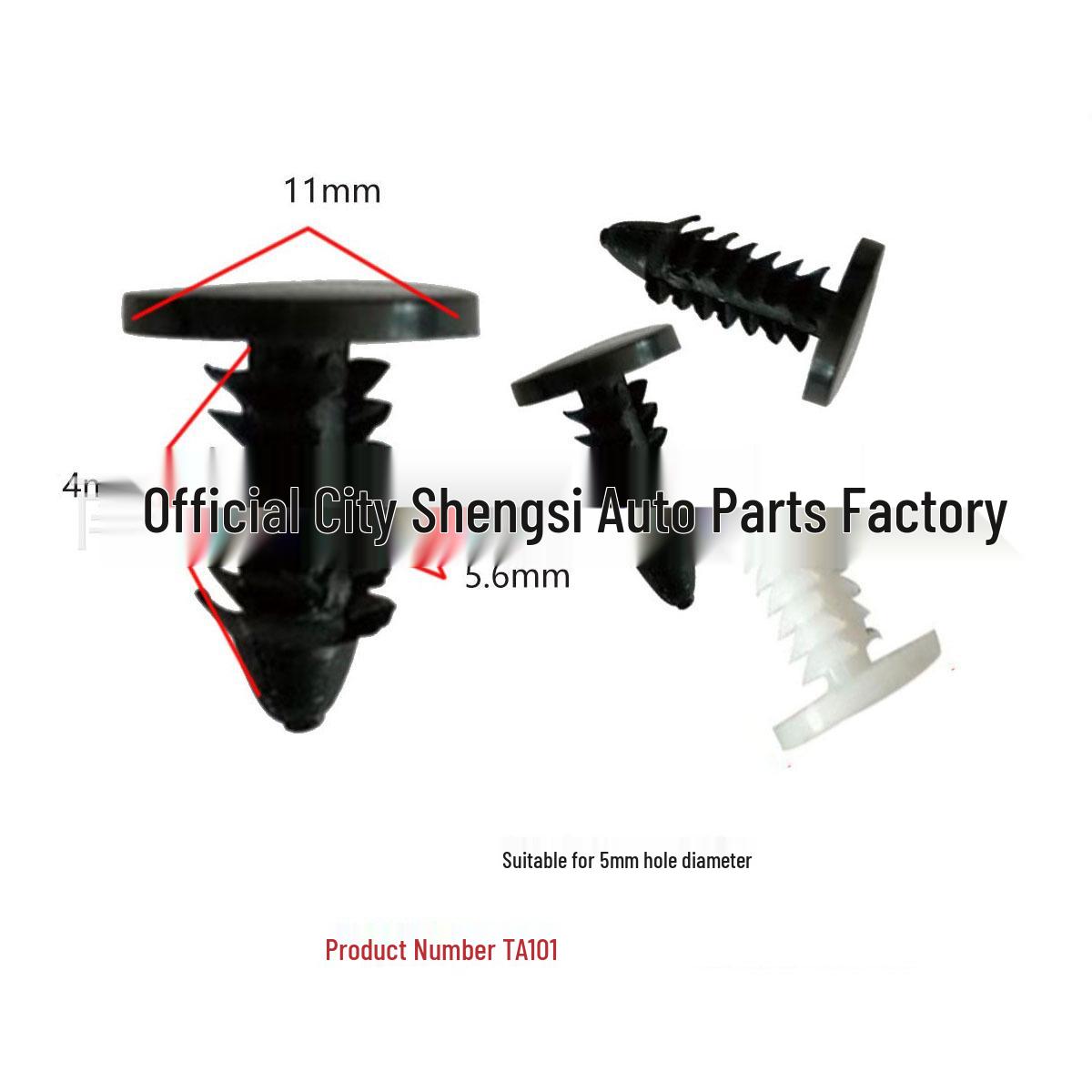 

Trunk Heat Insulation Rivet Clips - Nylon Buckles for Car Headliner Trim Panel Installation Pack of 10000