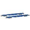 TOMIX N Gauge Koki 105 Set 2749 Railway Model Freight Car (without container) 2-Car