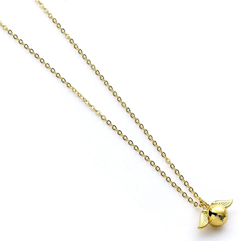 HARRY POTTER Golden Snitch Gold Tone Necklace