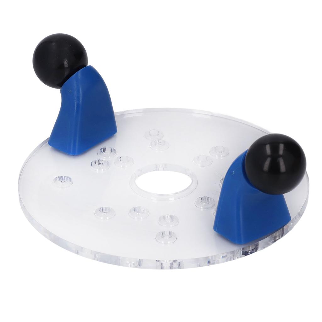 Universal Router Base Plate for Table Trim Portable Clear PVC with Predrilled Holes Shank Round