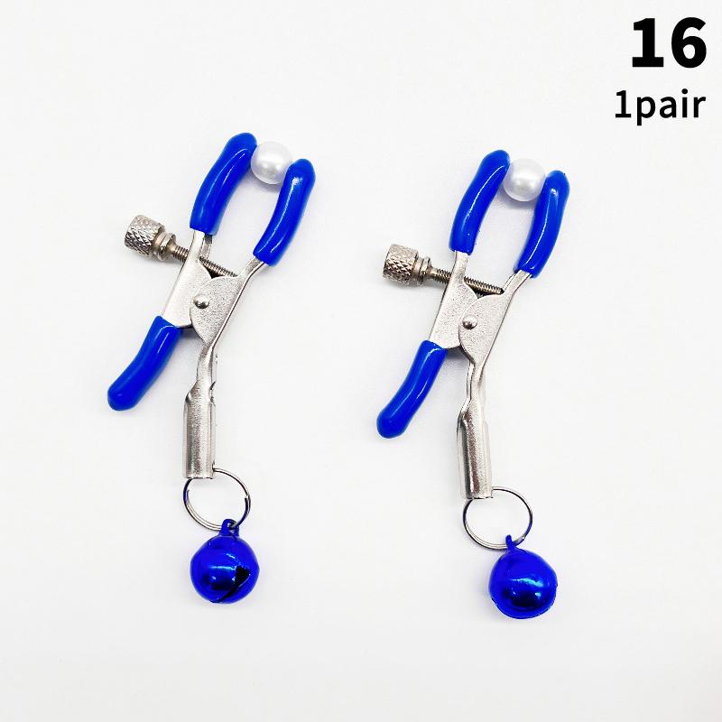 1 Pair Adult Nipple Clamps Metal Milk Clip Breast Clitoris Massage Sex Toy for Couples Novelty Lover Game Female Sex Toys