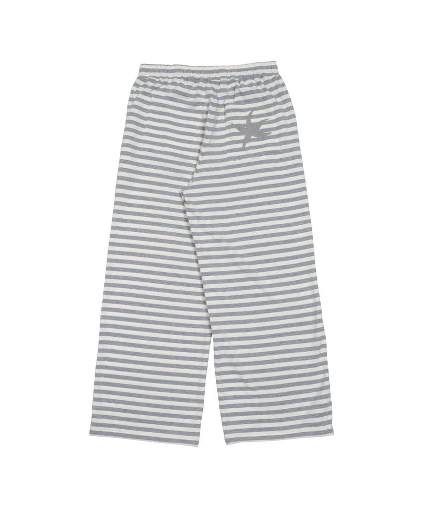 THE COLDEST MOMENT Tcm Stripe Sweat Pants (Ivory/Grey)