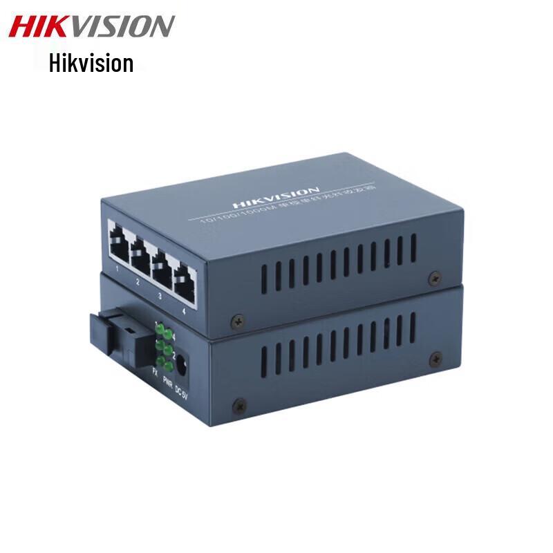 

Hikvision Gigabit Single-Mode SC Fiber Optic Transceiver, 20km CN plug (adapter included)