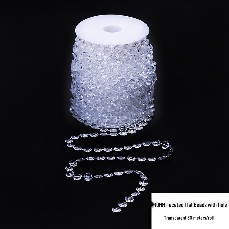 Double-Line Pearl Sunflower Snowflake Beads DIY Decoration