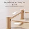 Portable Swing Bed Wooden Frame Cooling Bed Pet House Elevated Bed  Indoor Use