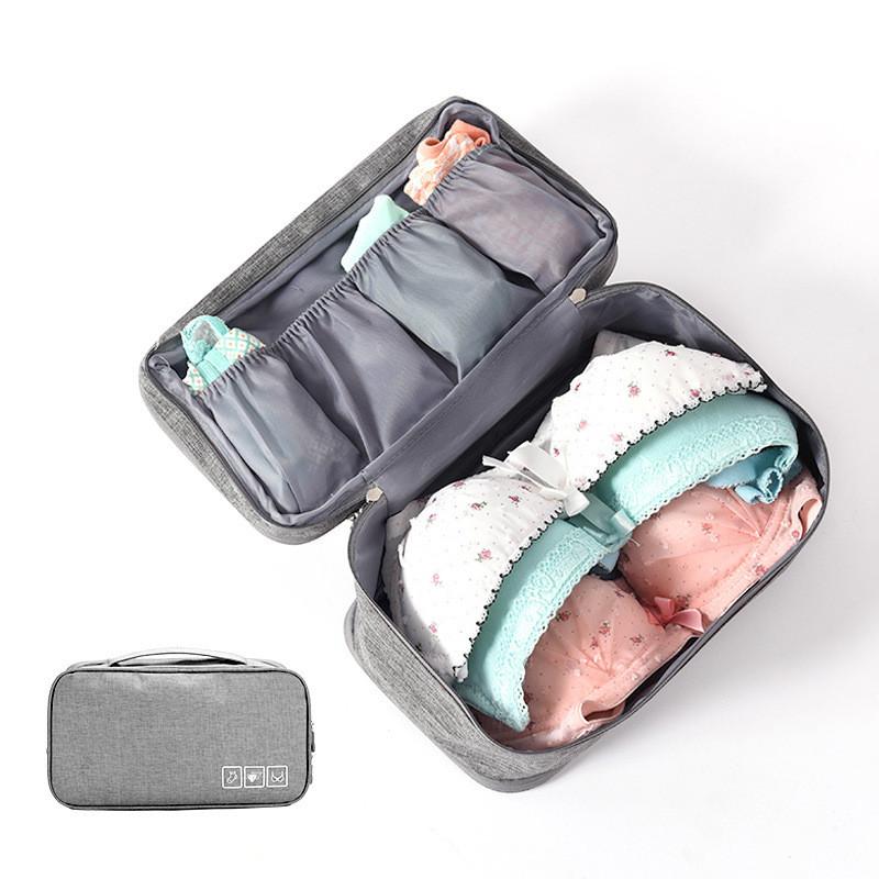 Travel Underwear Organizer Bag With Polyester Material For Packing And Storage