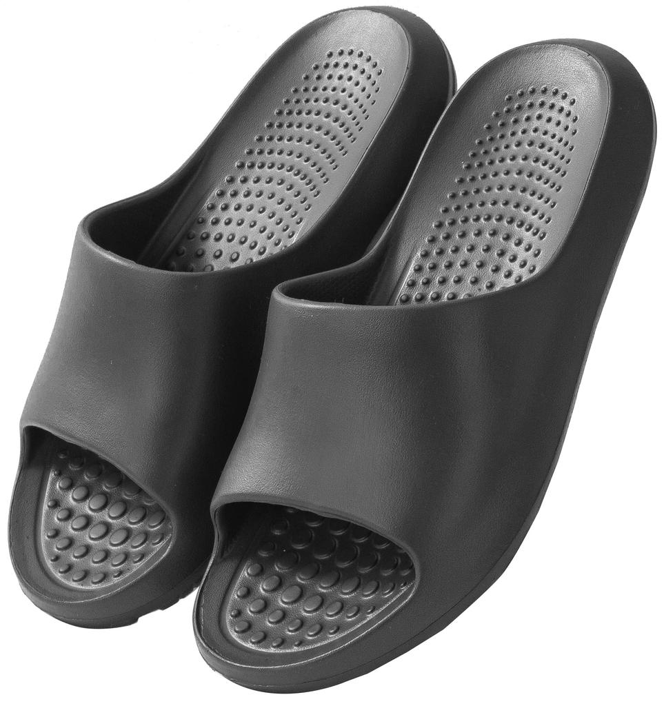 Mianshe Air Cushion for Indoor and Outdoor Foot Thick Carbon Size L Slippers/Sandals Use, Massage, 3.5cm Sole, Non-Slip, Quiet, Lightweight, Unisex,