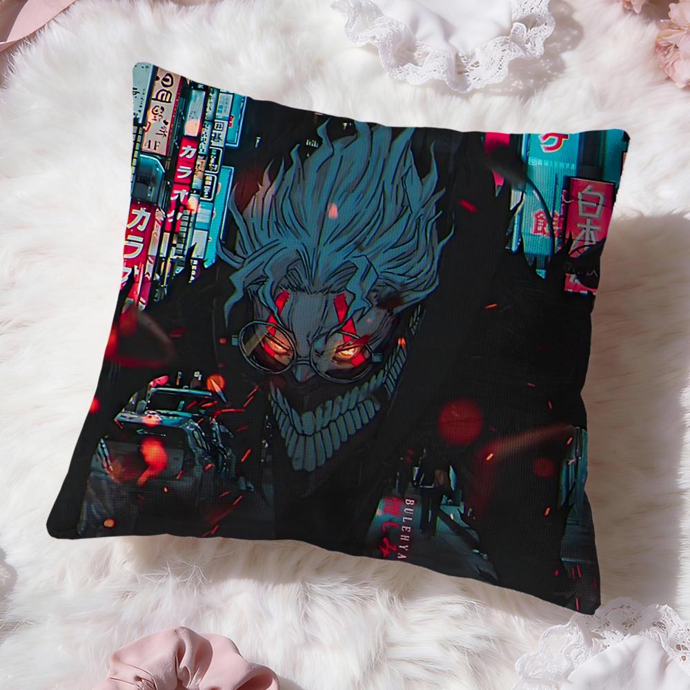 Anime D-Dandadan Cushion Cover Premium Comfort Reversible Pillow Cove -Two In One Design for Any Room & Car Interior