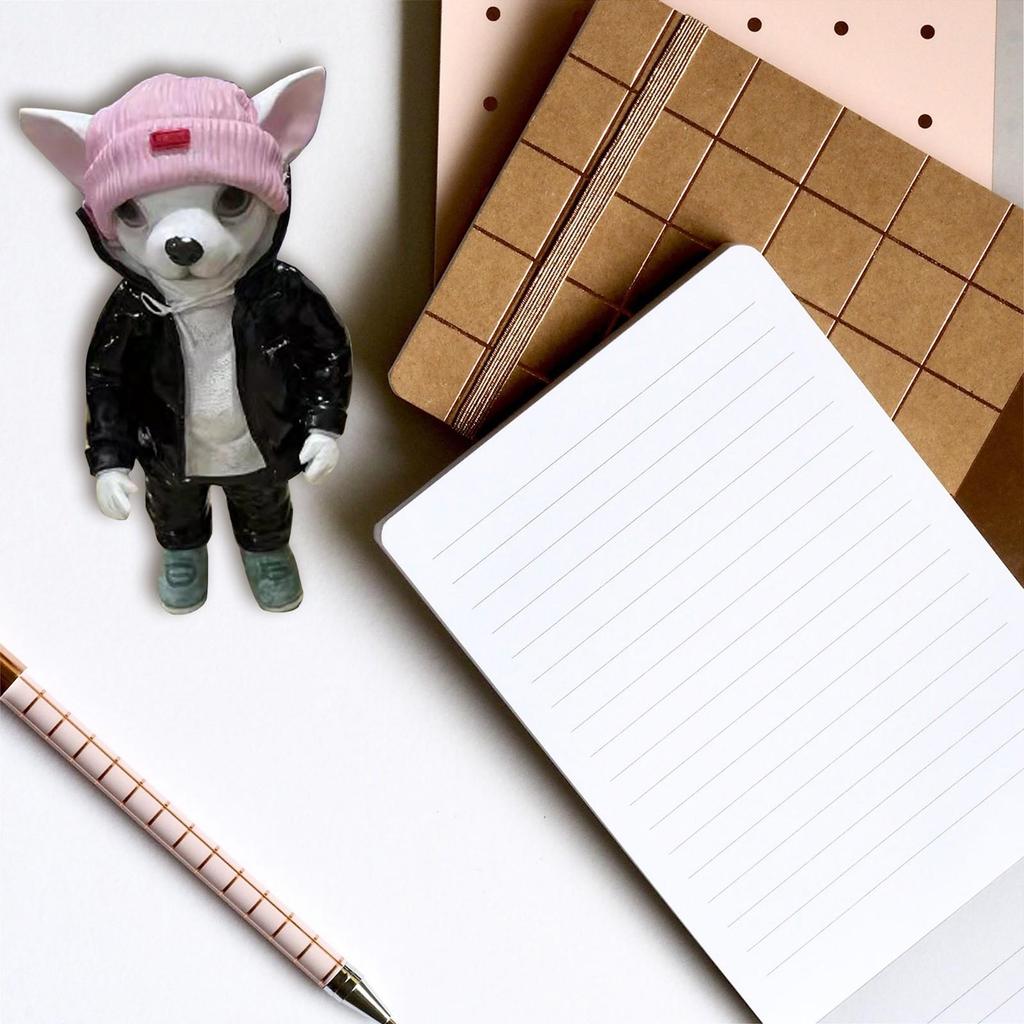 Urocze modne lalki z żywicy stojące szczeniaki fajne szczeniaki żywiczne rzemiosło dekoracje