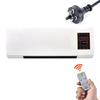Wall Mounted Mobile Electric Fan W/ Remote Control Air Cooling Fan Dual-Purpose Fan for Bathroom Bedroom School and Office