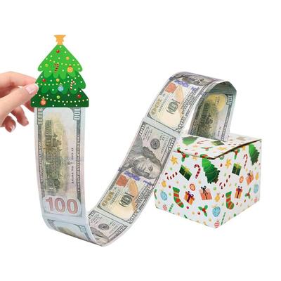 New Xmas Birthday Party Money Box Surprise Interesting Money Case Creative DIY Packing Box Merry Christmas