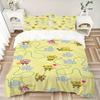 3Pcs Spongebob Squarepants Adventure Bedding Sets For All Sizes New 3D Printed Bed Cover Comforter Duvet Cover Pillowcase Bedroom Decoration
