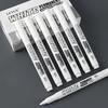 1Piece White Marker Pens Waterproof Ink For Tires Fabric Wood Leather Long-Lasting Graffiti Painting & Art Pens Erasable Gel Pens