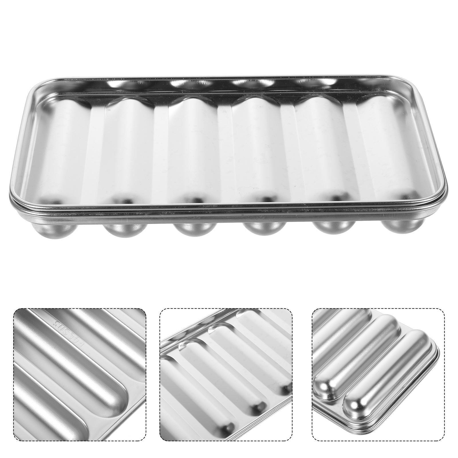 Sausage Mold Kitchen Bakeware Steaming Stainless Hot Dog Supplies Baking Supplementary Food Griddle Plate Metal Baby