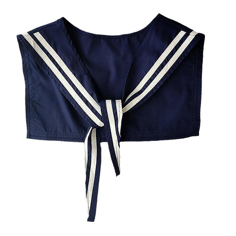Shop - Navy Shawl Sailor'S Shoulder False Collar College Style Small Shawl Outer Decoration Women