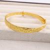 Female 24K Jewelry Gift Cuff Bracelet Women Bracelets Adjustable Bangle Dubai Bangle Bracelet