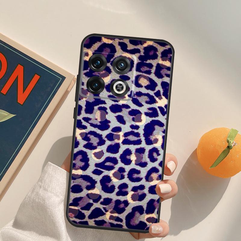 Coque Animale Colorée à Motif Léopard Pour OnePlus 12R 13R 13T 10R 15 13 12 11 10T 8T Nord CE 4 3 2 Lite N20 N30 Nord 5 Cover