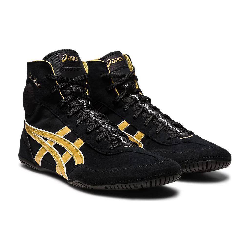 New Asics Dan Gable Evo 3 'Black Rich Gold' 1081A052-001