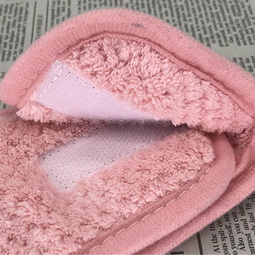 Bath Shower Adjustable Facial Turban Coral Fleece Headband Wrap Tiara Face Wash Hairband