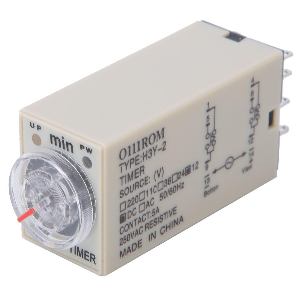 

Реле времени H3Y2 8 контактов Высокая точность Бытовая техника Электротовары 010 минут 12 В постоянного тока