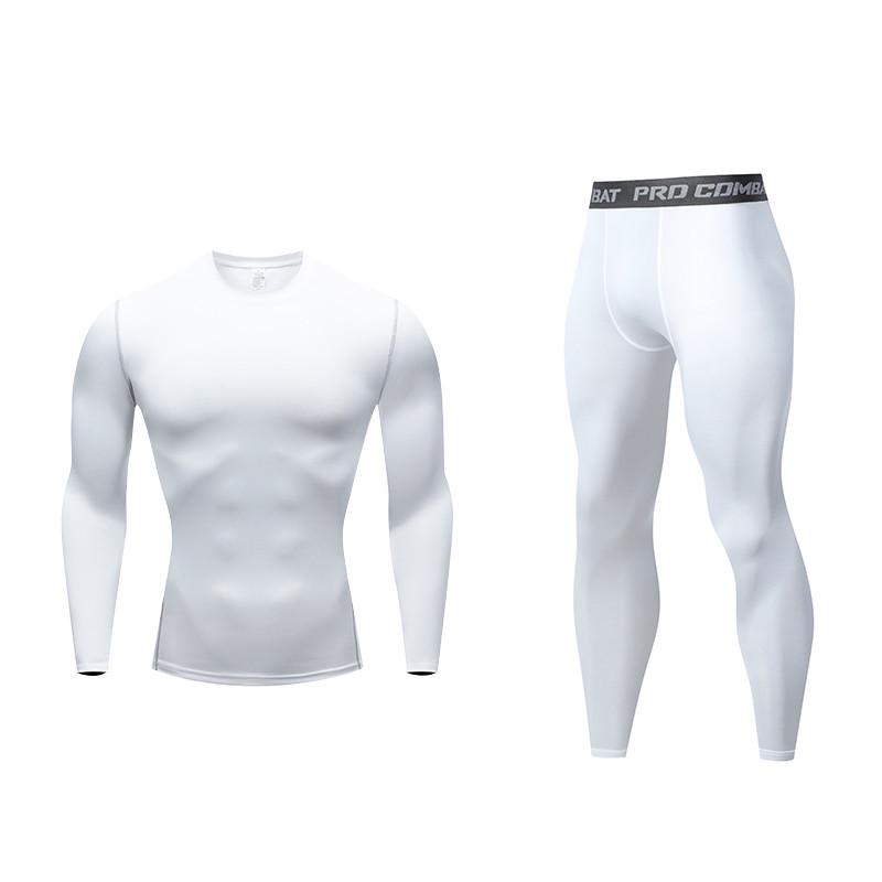 Costum de compresie atletic, respirabil, cu uscare rapidă, pentru baschet și alergare