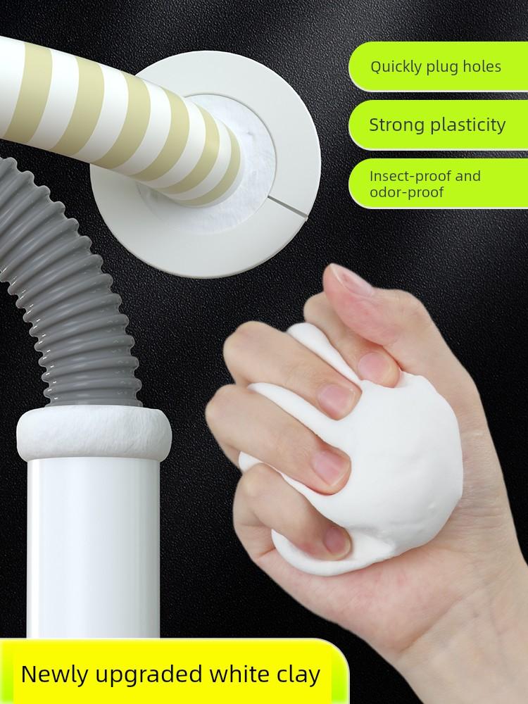 Toilet Hole Sealing Tool to Prevent Mice, Backflow, Sewer Cover Sealant, Anti-Odor Sealant for Bathroom