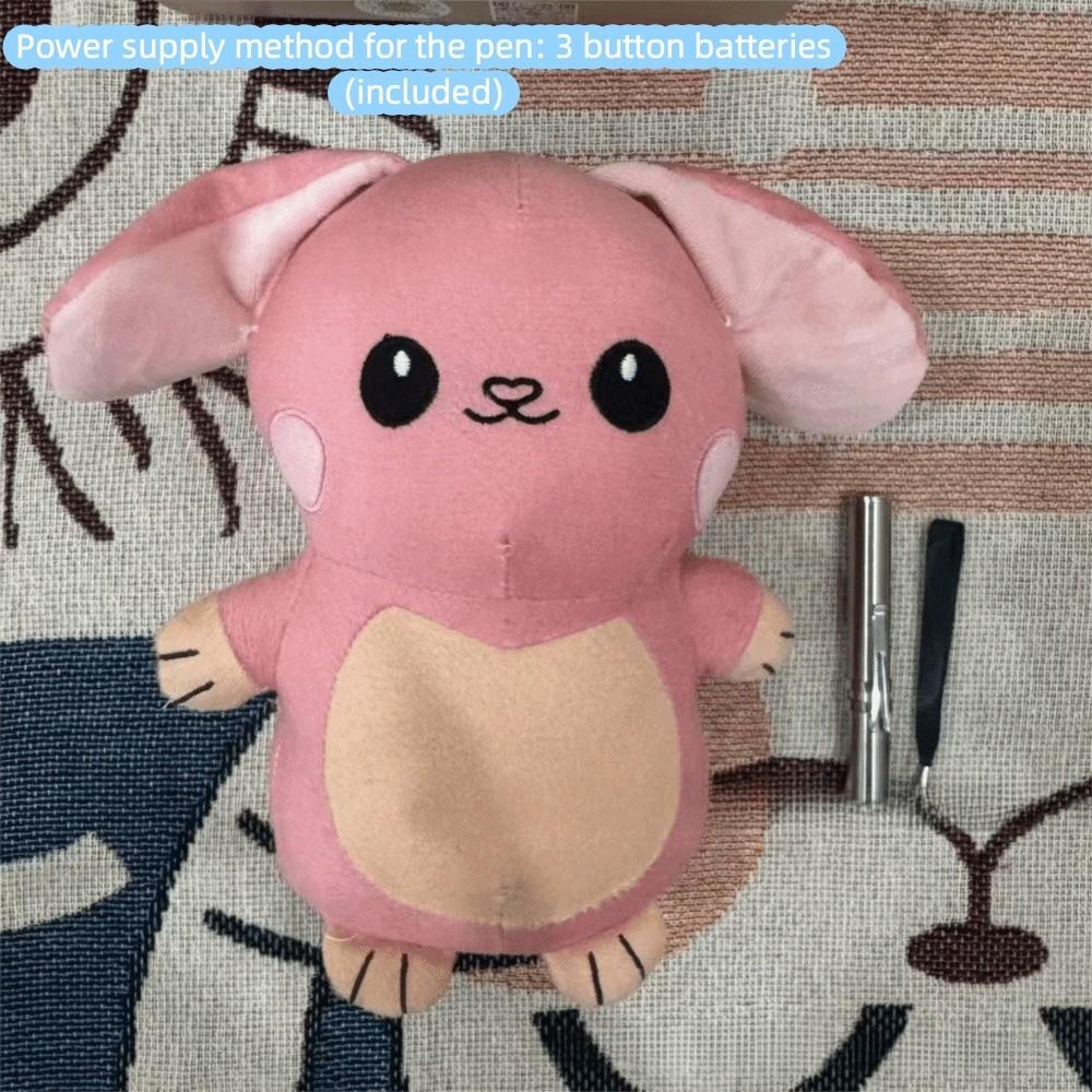 Glowing Feature Glowing Doodle Plush Doll Light Pen Light Up Plush Toy  Children Companion