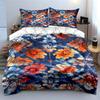 Colorful Floral Hibiscus Pattern. Bedding Sets Duvet Cover Sets Duvet Covers Pillowcases(1 * Duvet Cover 2 * Pillowcases Without Duvet Insert)