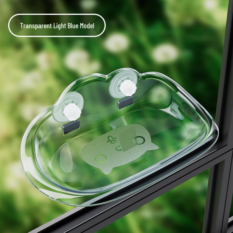 

Universal Cat Hammock with Suction Cups - Wall-Mounted Hanging Bed for All Seasons світло-синій колір