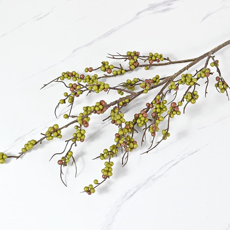 Simulation Dry Burning Flower Series Bean Branch Berry Branch Dried Flower Ins Wind Home Decoration