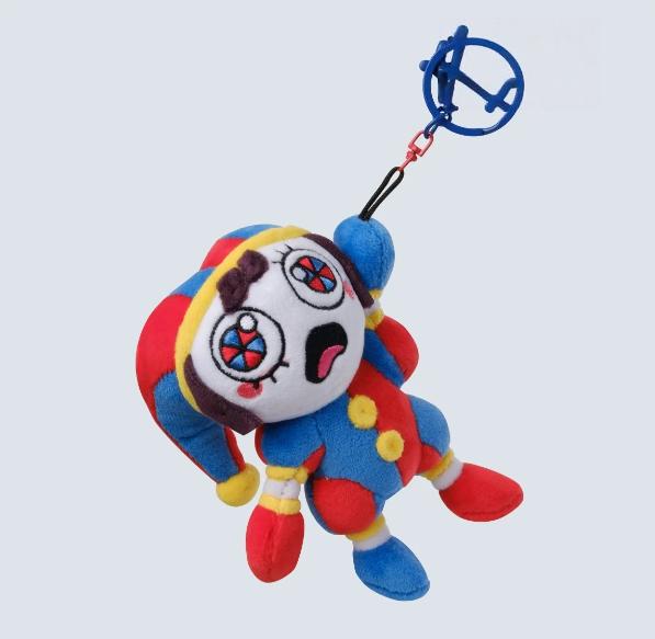 Genuine The Amazing Digital Pomni Plush Toy Soft Stuffed Clown Collectible Merchandise For Animation Fans Home Decor