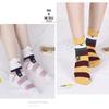 5 Pairs Women S Animal Socks Cute Cartoon Socks Colorful Striped Stockings