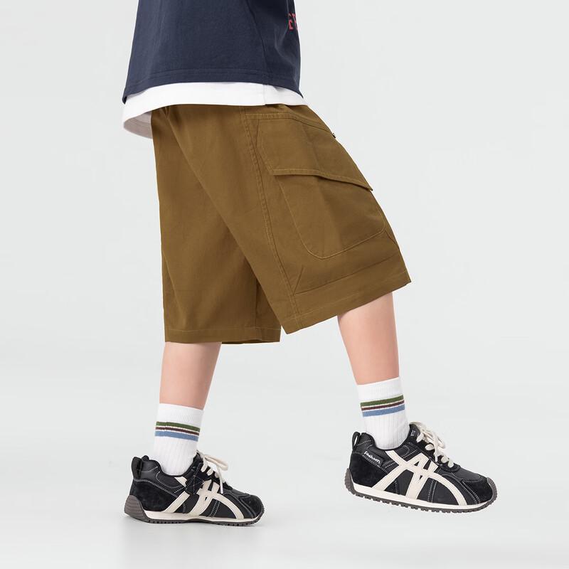 Boy's Summer Casual Wide-Leg Cargo Shorts