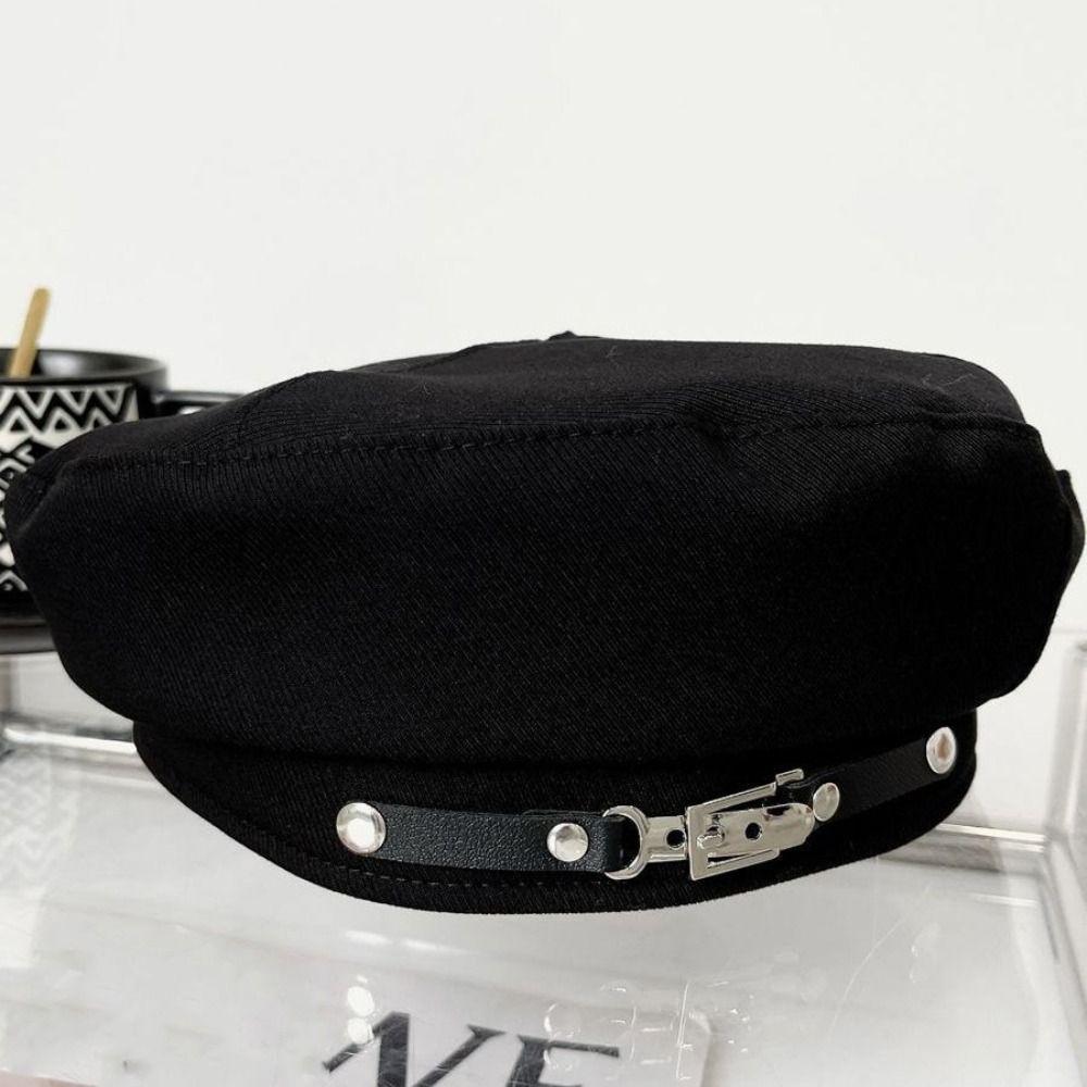 Kovový řetízkový skládaný baretový klobouk s ochranou proti slunci, skládaná osmiboká čepice, malířský klobouk v oblaku, venkovní