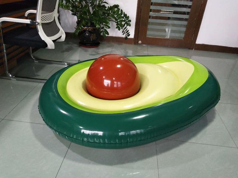 Avocado Inflatable Swim Ring: Popular Lifebuoy Float for Water Fun In Europe and America